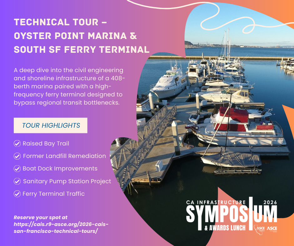 CAIS 2026 Technical Tour - Oyster Point Marina / South San Francisco Ferry Terminal